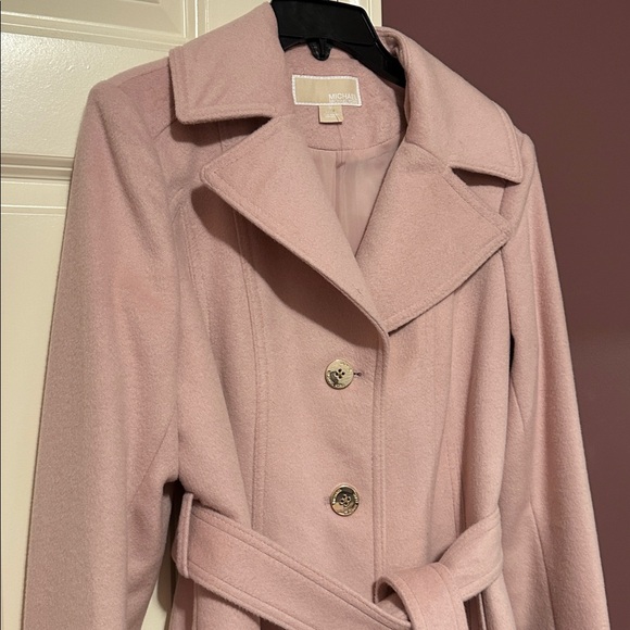 Michael Kors Blush Wool Coat - Picture 6 of 9